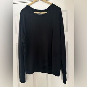 Athleta Black Long Sleeve Yoga Top